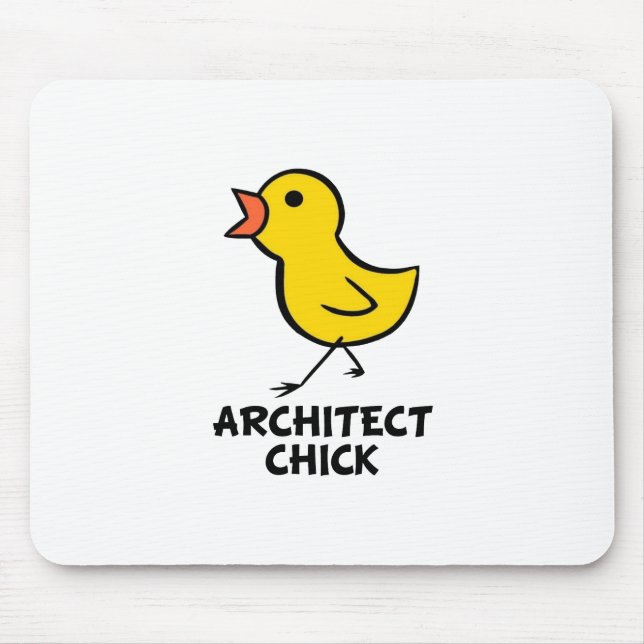 Tapis De Souris Poussin d'architecte (Devant)