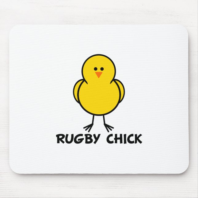 Tapis De Souris Poussin de rugby (Devant)