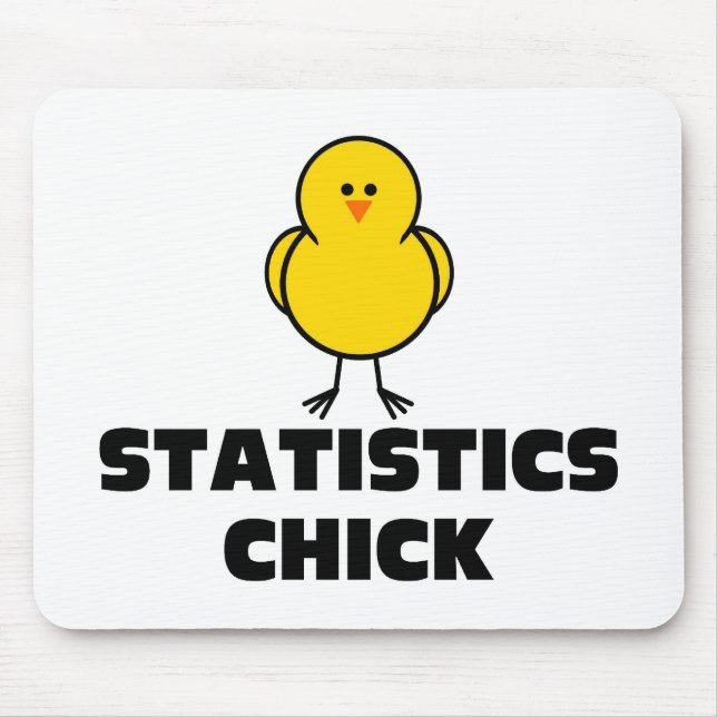 Tapis De Souris Poussin de statistiques (Devant)