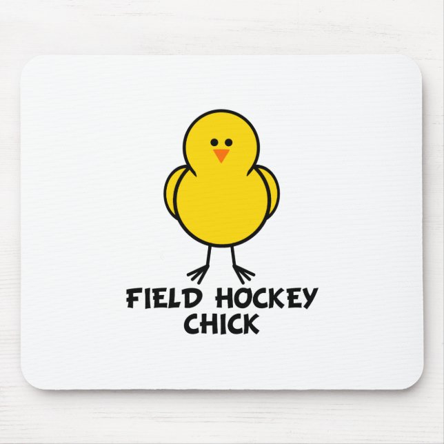 Tapis De Souris Poussin d'hockey de champ (Devant)