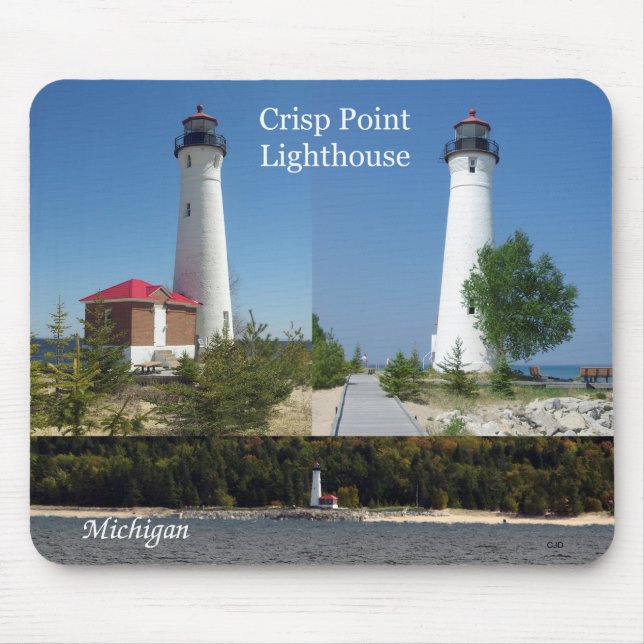 Tapis De Souris Poussoles du phare de Crisp Point (Devant)