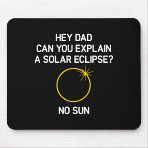 Tapis De Souris Pouvez-Vous Expliquer Une Éclipse Solaire_ Pas De