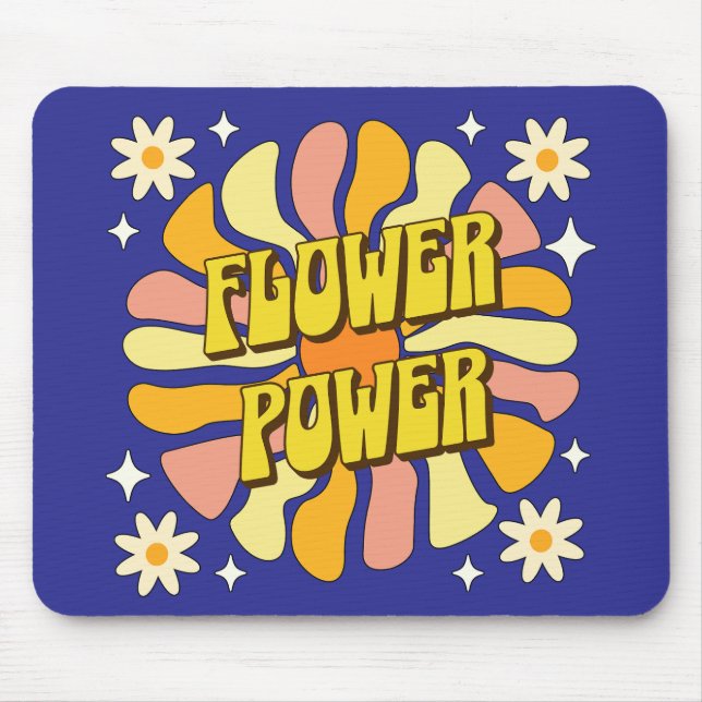 Tapis De Souris Pouvoir des Fleurs (Devant)