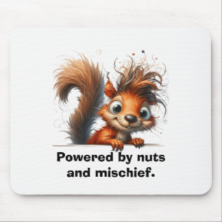 Tapis De Souris Powered by Nuts and Mischief