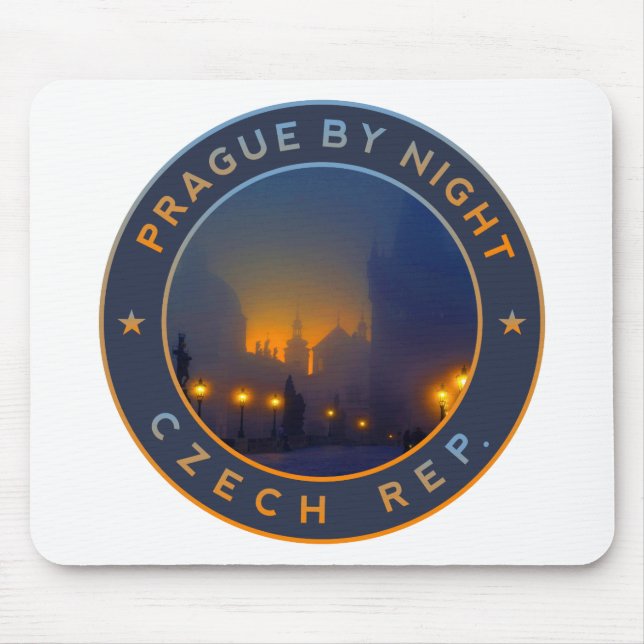Tapis De Souris Praha par nuit (Devant)