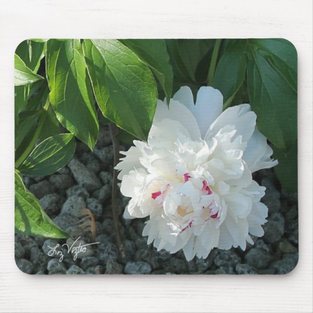Tapis De Souris Précieux Peony Mousepad (Devant)