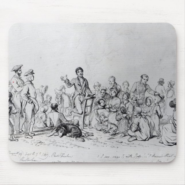 Tapis De Souris Prédicateur de The Field, 1837 (Devant)