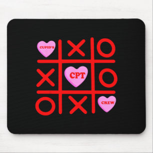 Tapis De Souris Préféré de Cupidon Cpt Équipage Xoxo Phlébotomiste