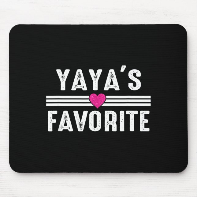Tapis De Souris Préféré de Yaya  (Devant)