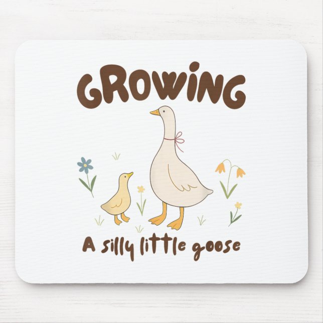 Tapis De Souris Pregnancy Announcement Mom Growing A Silly Little  (Devant)