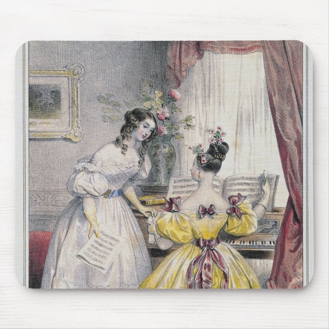Tapis De Souris Prélude, de "DES Femmes de journal", 1830-48 (Devant)