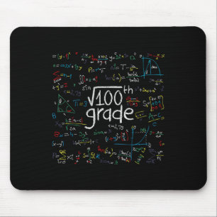 Tapis De Souris Premier Jour D'école 10e Année Racine Carrée De 10