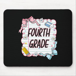Tapis De Souris Premier Jour D'école Fillette Coquette1