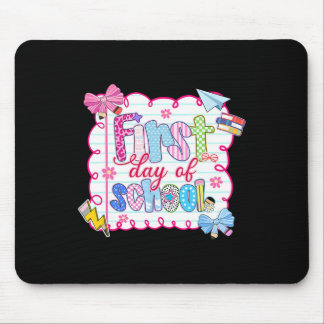 Tapis De Souris Premier Jour D'école Préparatoire Coquette Arc Ck