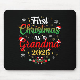 Tapis De Souris Premier Noël en tant que grand-mère 2025 Nouvelle 