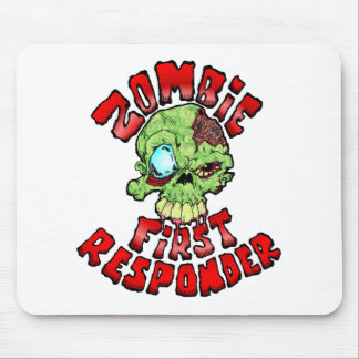 Tapis De Souris Premier répondeur Zombie