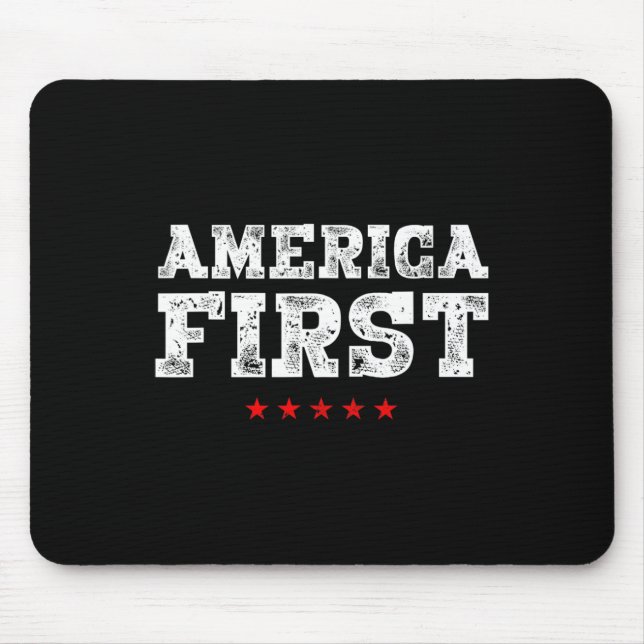 Tapis De Souris Première femme pro-trump (Devant)