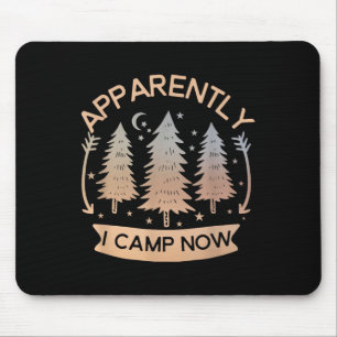 Tapis De Souris Première fois camping mignon nouvelle campeuse car