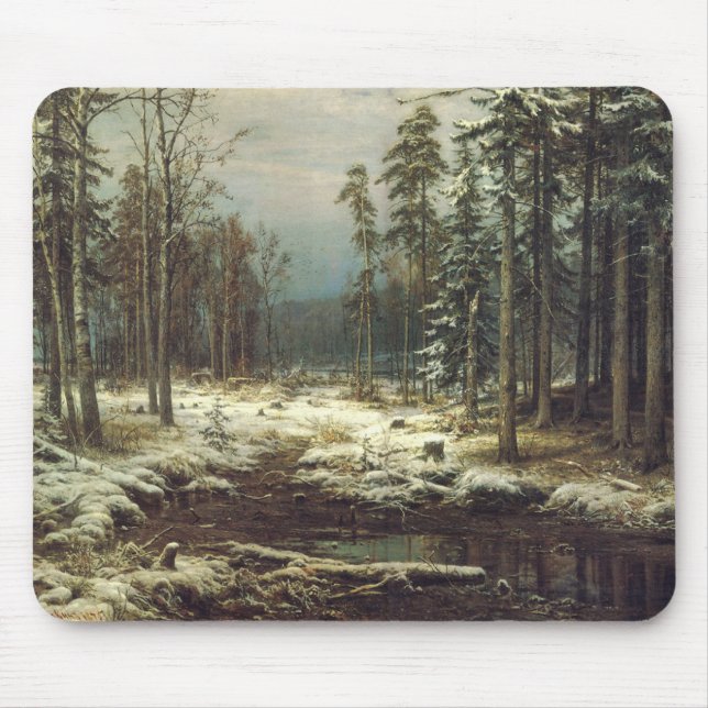 Tapis De Souris Première neige (Devant)