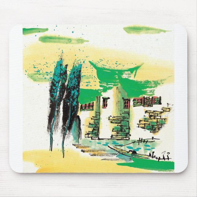 Tapis De Souris Première peinture naturelle (Devant)