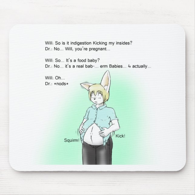 Tapis De Souris Prenancy velu de lapin (Devant)