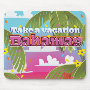 Tapis De Souris Prenez des vacances ! Impression de voyage de dess