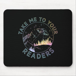 Tapis De Souris Prenez la bibliothèque de professeur d'anglais de