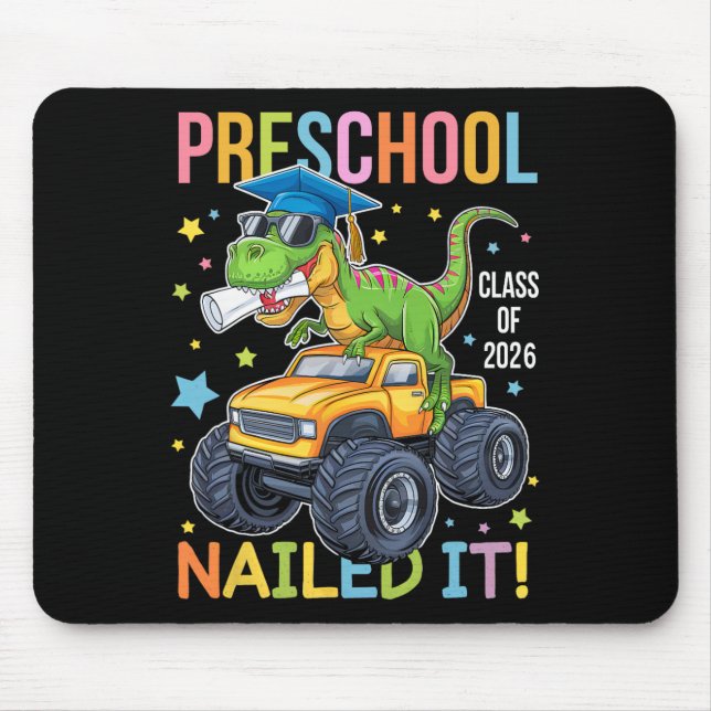 Tapis De Souris Preschool Graduation Cl Of 2025 Graduate Dinosaur  (Devant)
