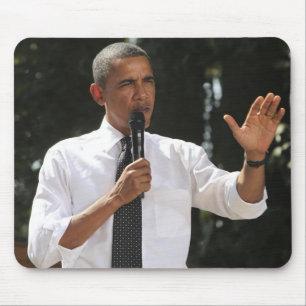 Tapis De Souris Président Barack répond à des questions sur