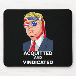 Tapis De Souris Président Donald Trump Impeachment Acquitté Et V