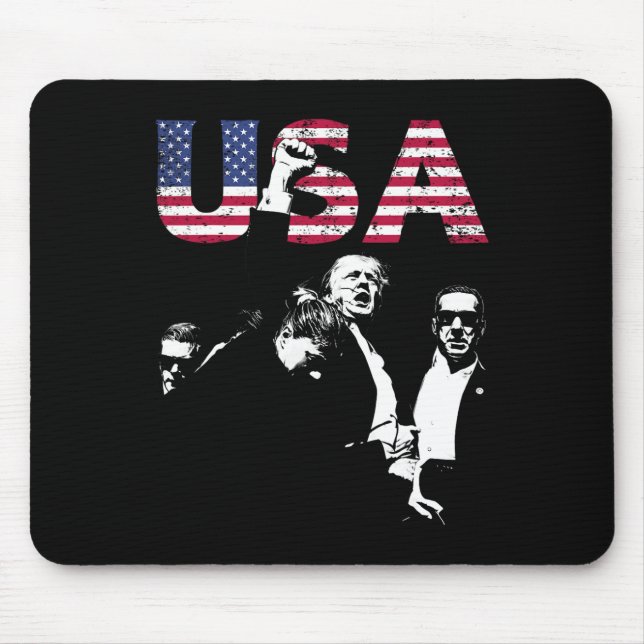 Tapis De Souris President Fight Fight For Usa 4th Of July 1776 202 (Devant)