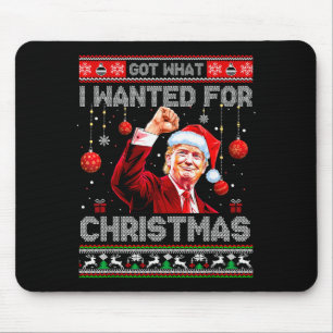 Tapis De Souris Président Trump 2024 Noir Uni-adultes Hiver Modern