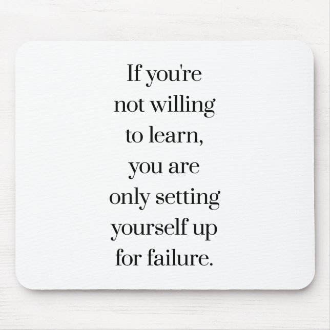 Tapis De Souris Prêt À Apprendre Le Carnet De Souris (Devant)