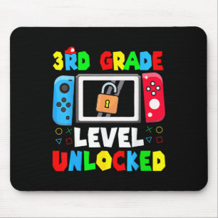 Tapis De Souris Prêt pour la 3e année Gamer Premier Jour d'École G