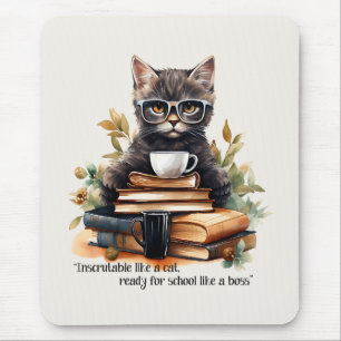 Tapis De Souris Prêt Pour L'École Comme Un Patron