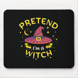 Tapis De Souris Prétendre que je suis un costume d'Halloween fantô