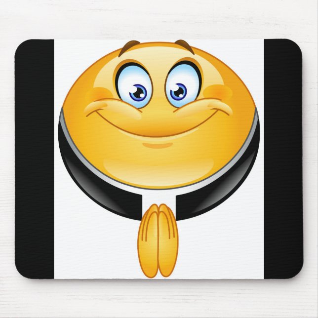 Tapis De Souris prêtre émoji (Devant)