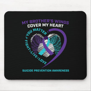 Tapis De Souris Prévention du suicide Cadeaux Amour Mémoire B