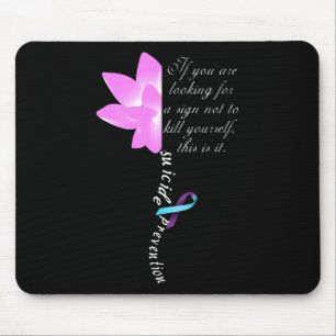 Tapis De Souris Prévention du suicide Sensibilisation à la dépress
