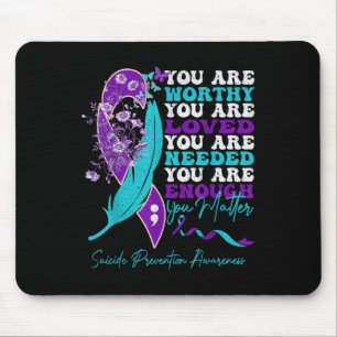 Tapis De Souris Prévention du suicide Sensibilisation Motivation p
