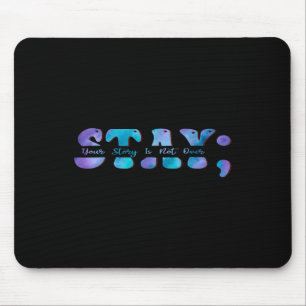 Tapis De Souris Prévention du suicide Sensibilisation Restez Votre