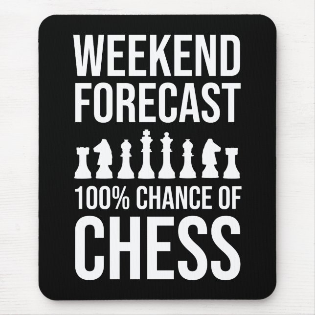 Tapis De Souris Prévisions de week-end - 100% de chances d'échecs (Devant)