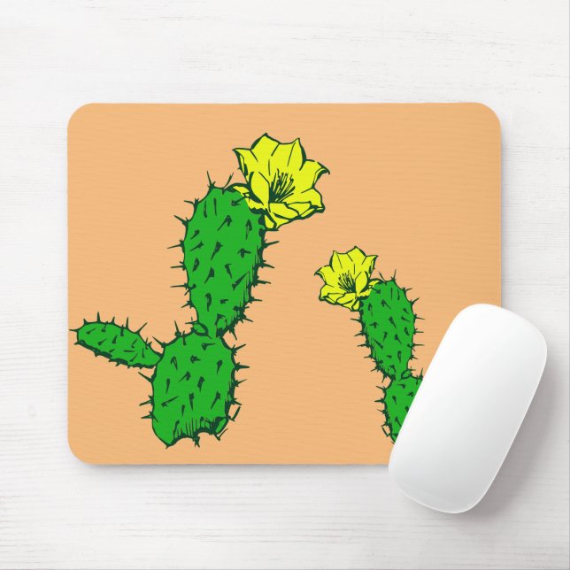 Tapis De Souris Prickly Pear (Avec souris)