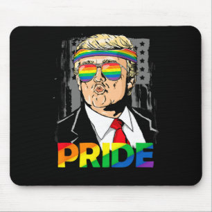 Tapis De Souris Pride Mois Chemise Trump Lesbian Gay Biual Trans