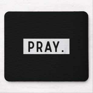 Tapis De Souris Prière minimaliste tendance des hommes spirituels