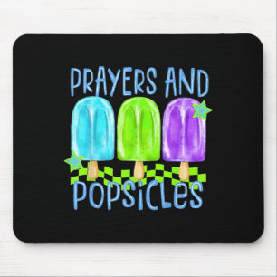 Tapis De Souris Prières et popsicles chrétien été foi Vbs