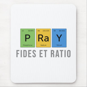 Tapis De Souris Priez—Fides et Ratio (Foi et Raison)