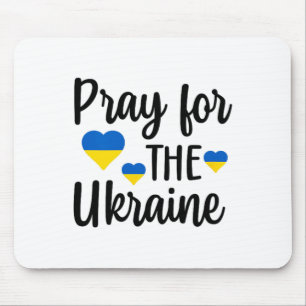 Tapis De Souris Priez pour le cœur de l'Ukraine