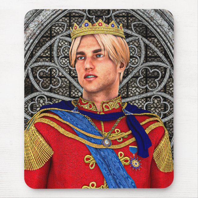 Tapis De Souris Prince de conte de fées (Devant)
