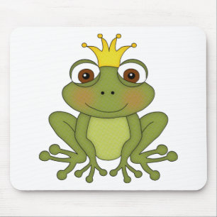 Tapis De Souris Prince de grenouille de conte de fées avec la